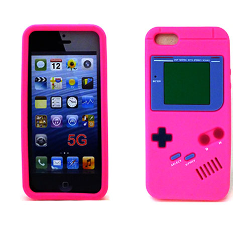 iPhone 5 5S 3D GAME Case (Hot Pink)
